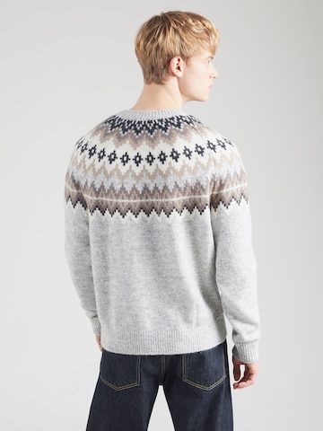 GAP - Jersey 'FAIR ISLE YOKE' en gris