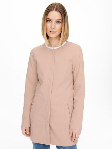 JDY Between-Seasons Coat 'Brighton' in Pink: front