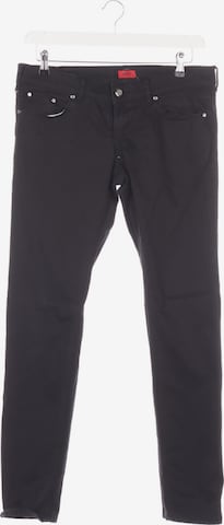 HUGO Red Pants in XXS in Black: front