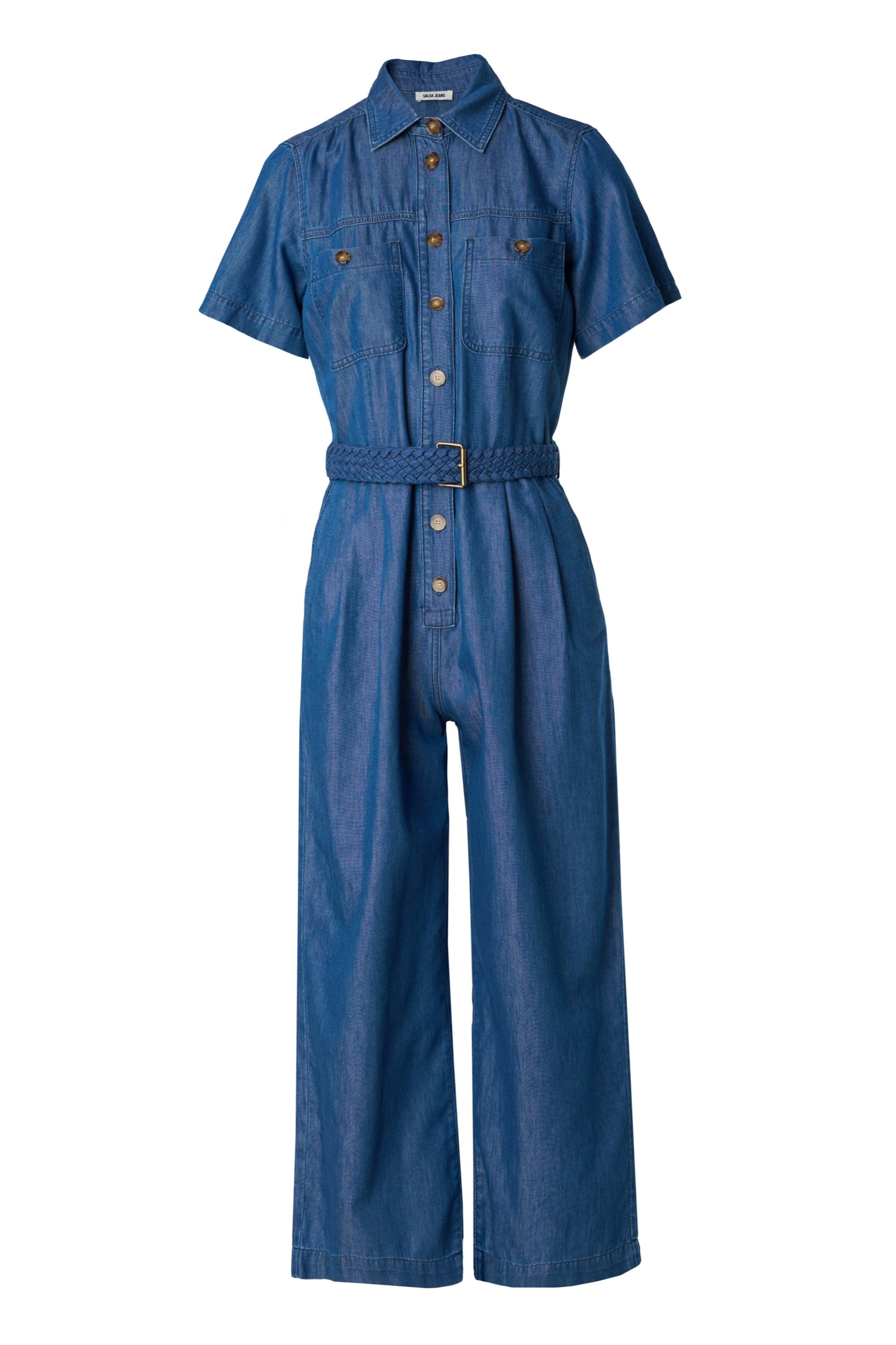 Salsa Jeans Jumpsuits in Blau: Vorderseite