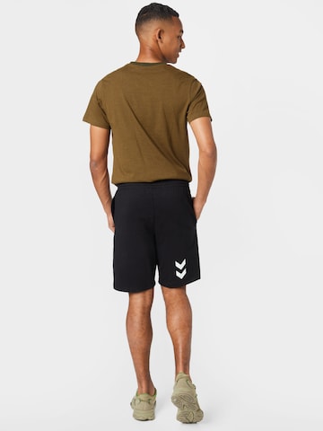 Regular Pantalon de sport Hummel en noir