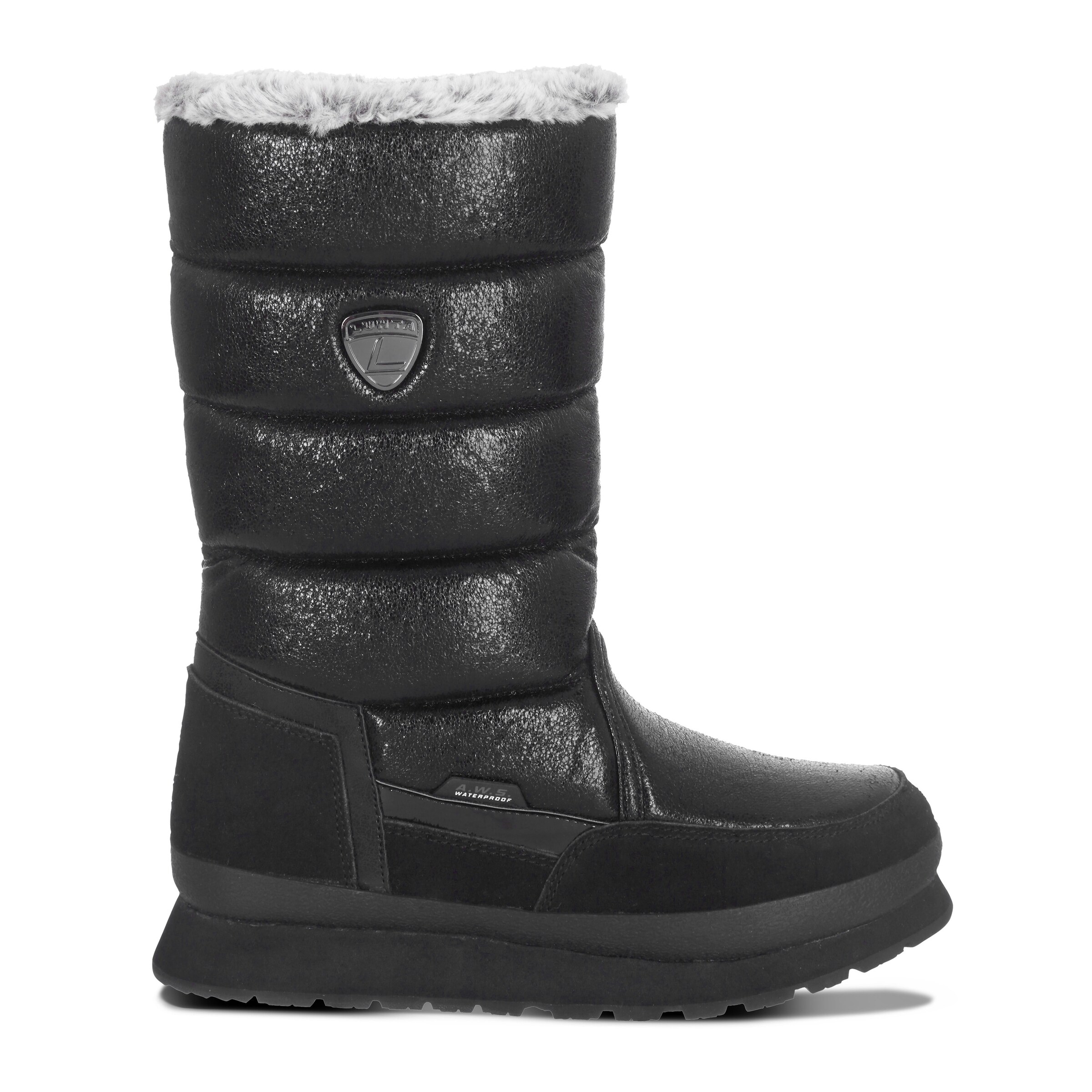 LUHTA Snowboots 'Valkea Ms' in Zwart