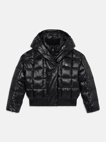 Calvin Klein Coat in Black: front