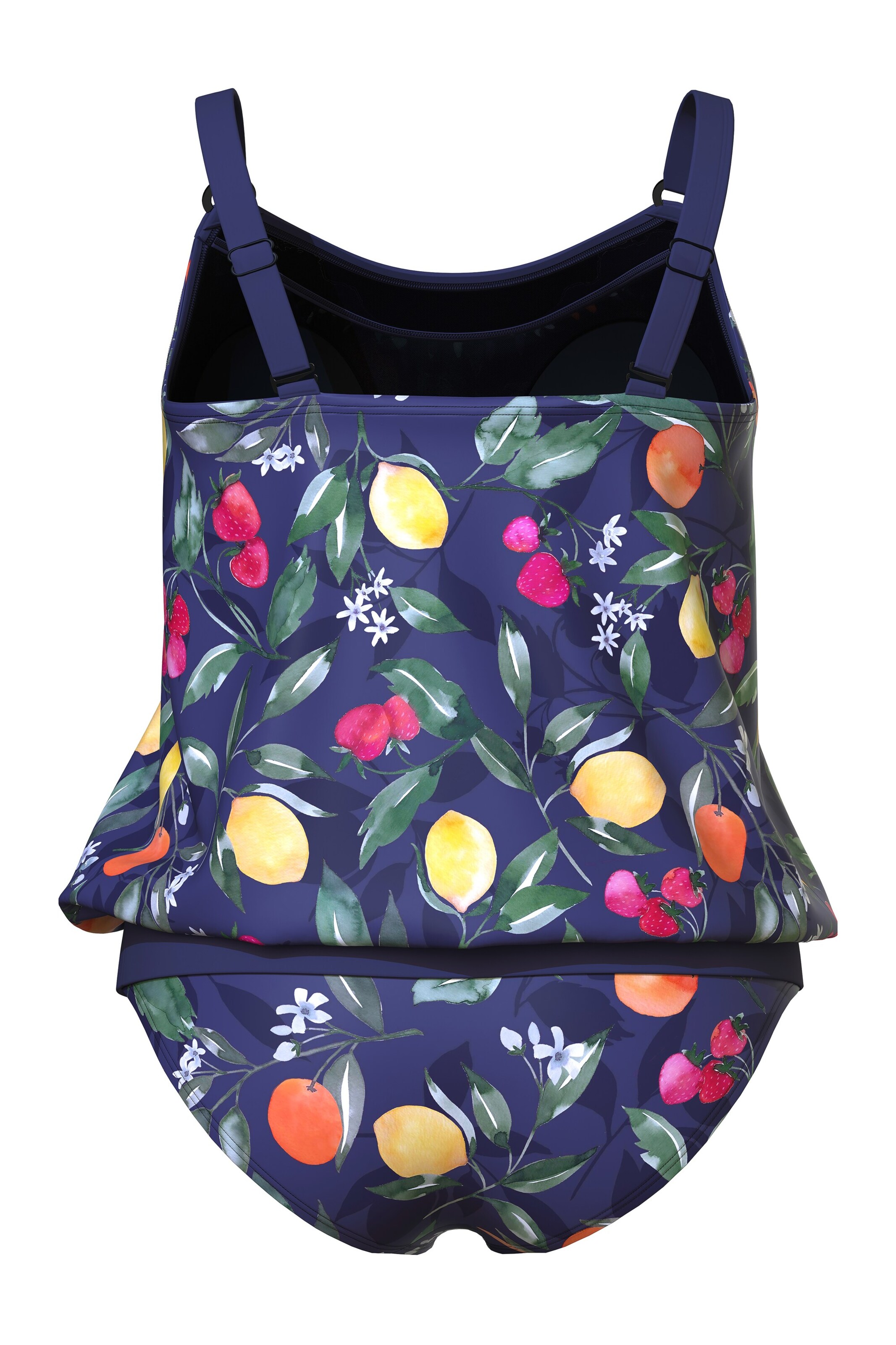 Ulla Popken Bikini in Blauw