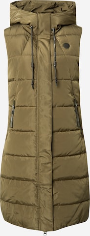 QS Bodywarmer in Groen: voorkant