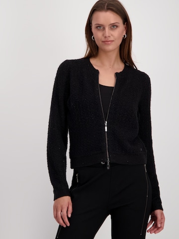 monari Knit Cardigan in Black: front