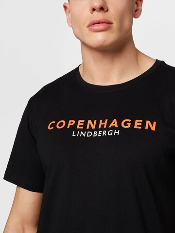 Lindbergh Tričko 'Copenhagen' - Čierna