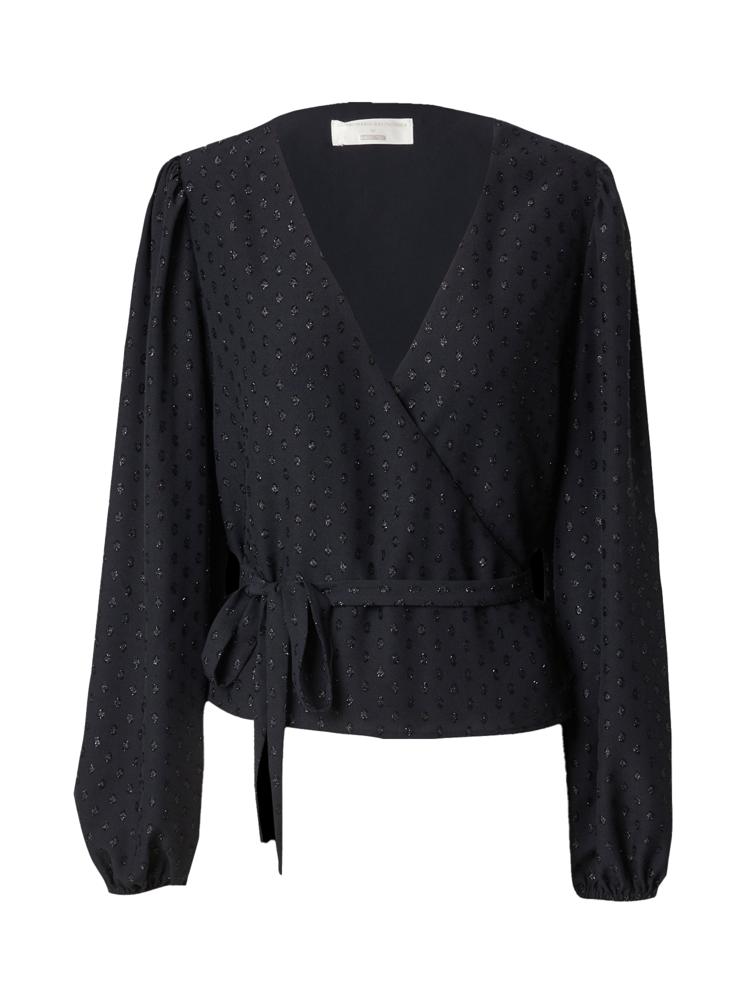 Guido Maria Kretschmer Women Blusa 'Florentine' en negro, Vista del producto