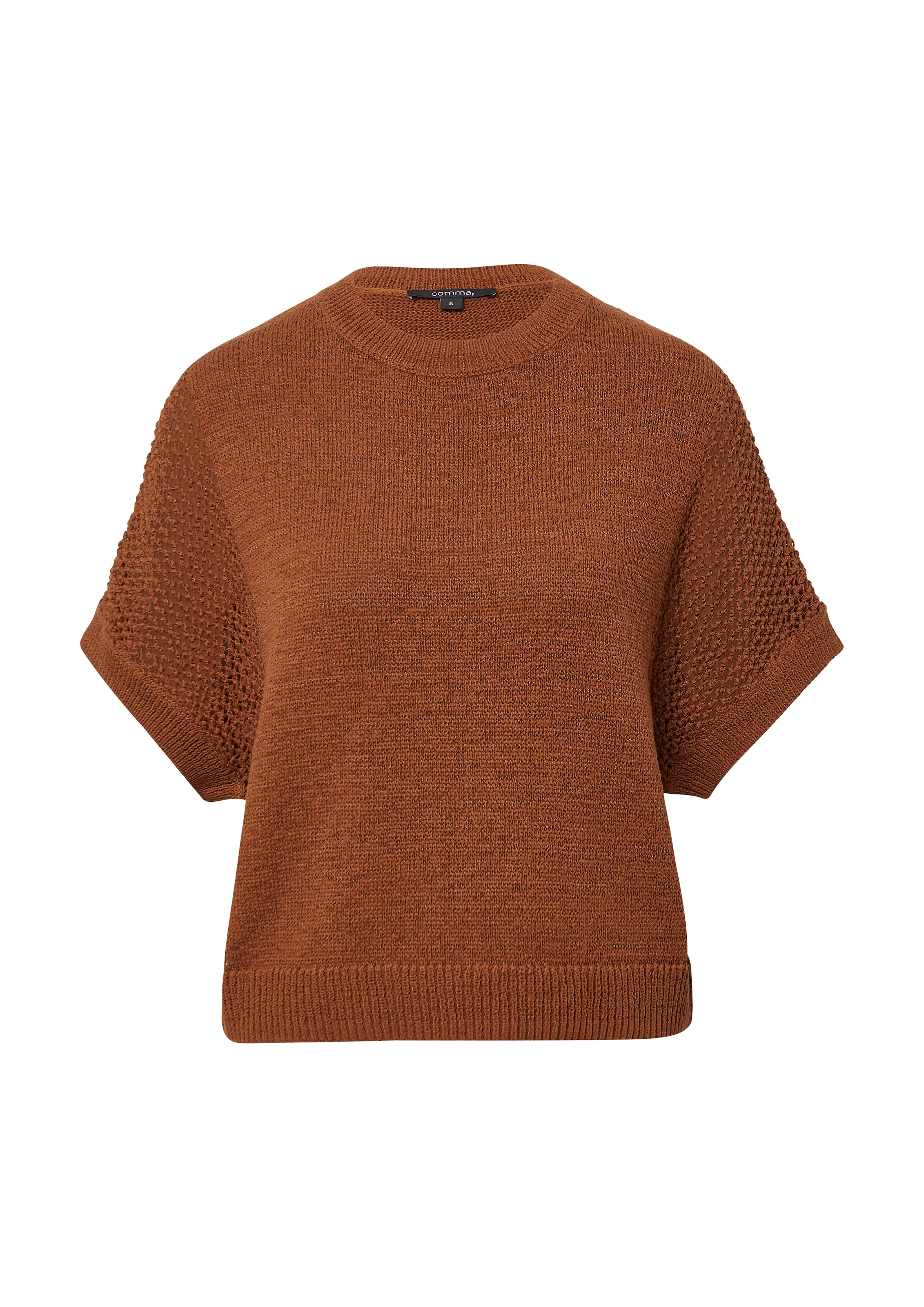 COMMA Свитер в Коричневый: спереди