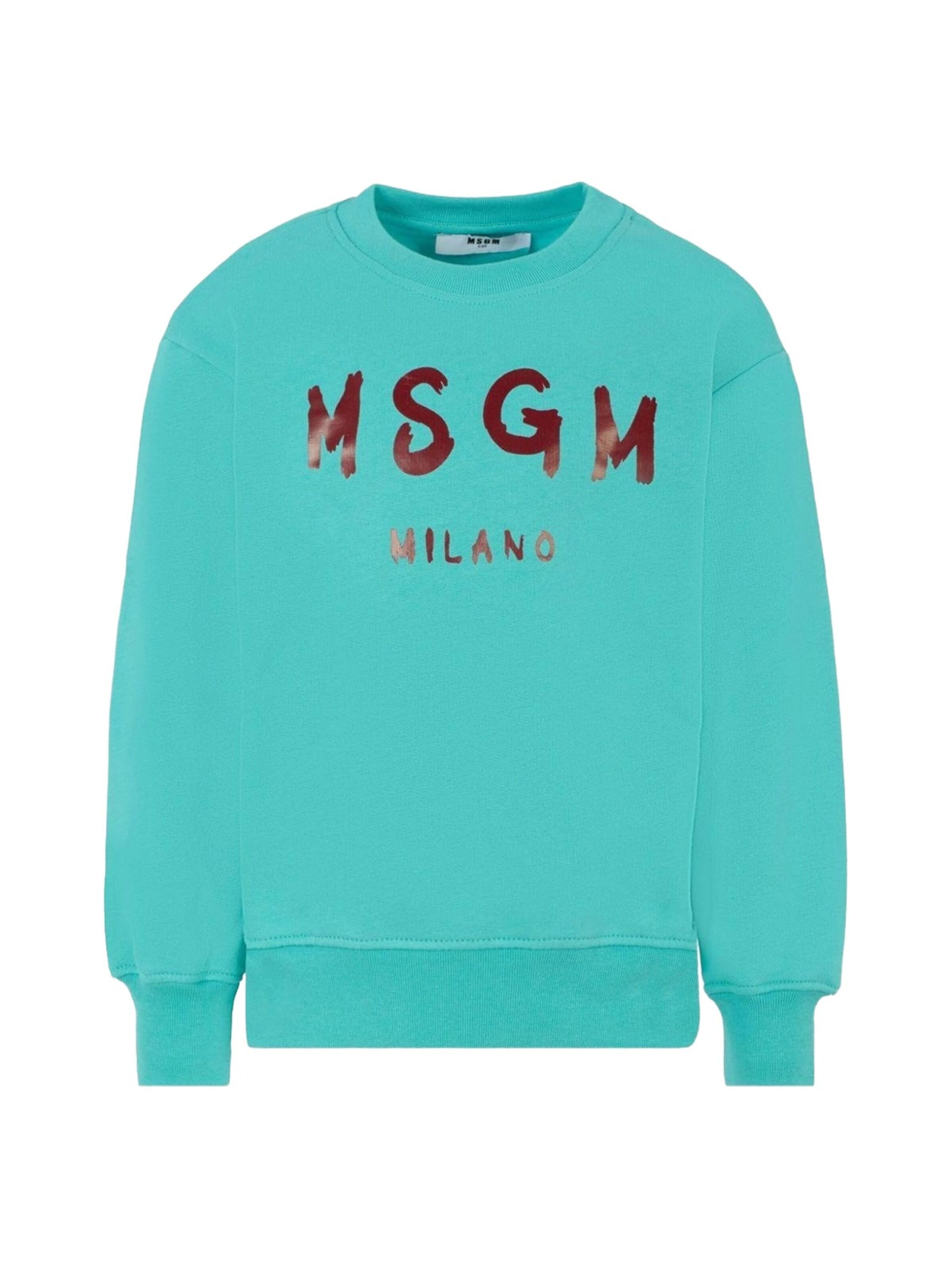 MSGM Sweatshirt in Blue: front