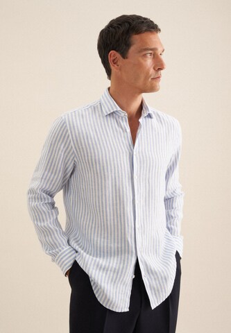 Coupe regular Chemise business SEIDENSTICKER en bleu
