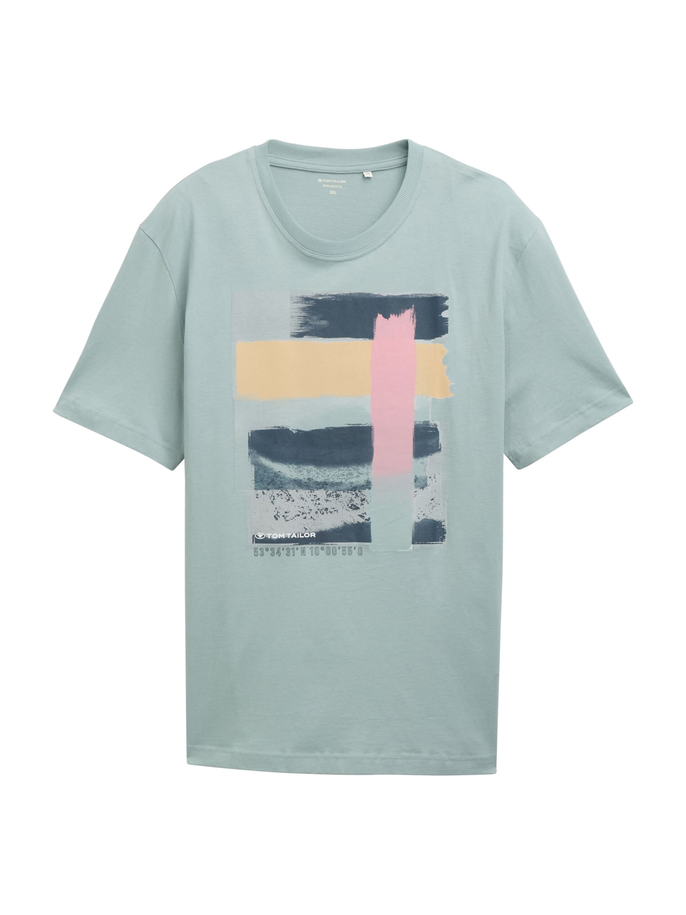 zils TOM TAILOR Men + T-Krekls: no priekšpuses