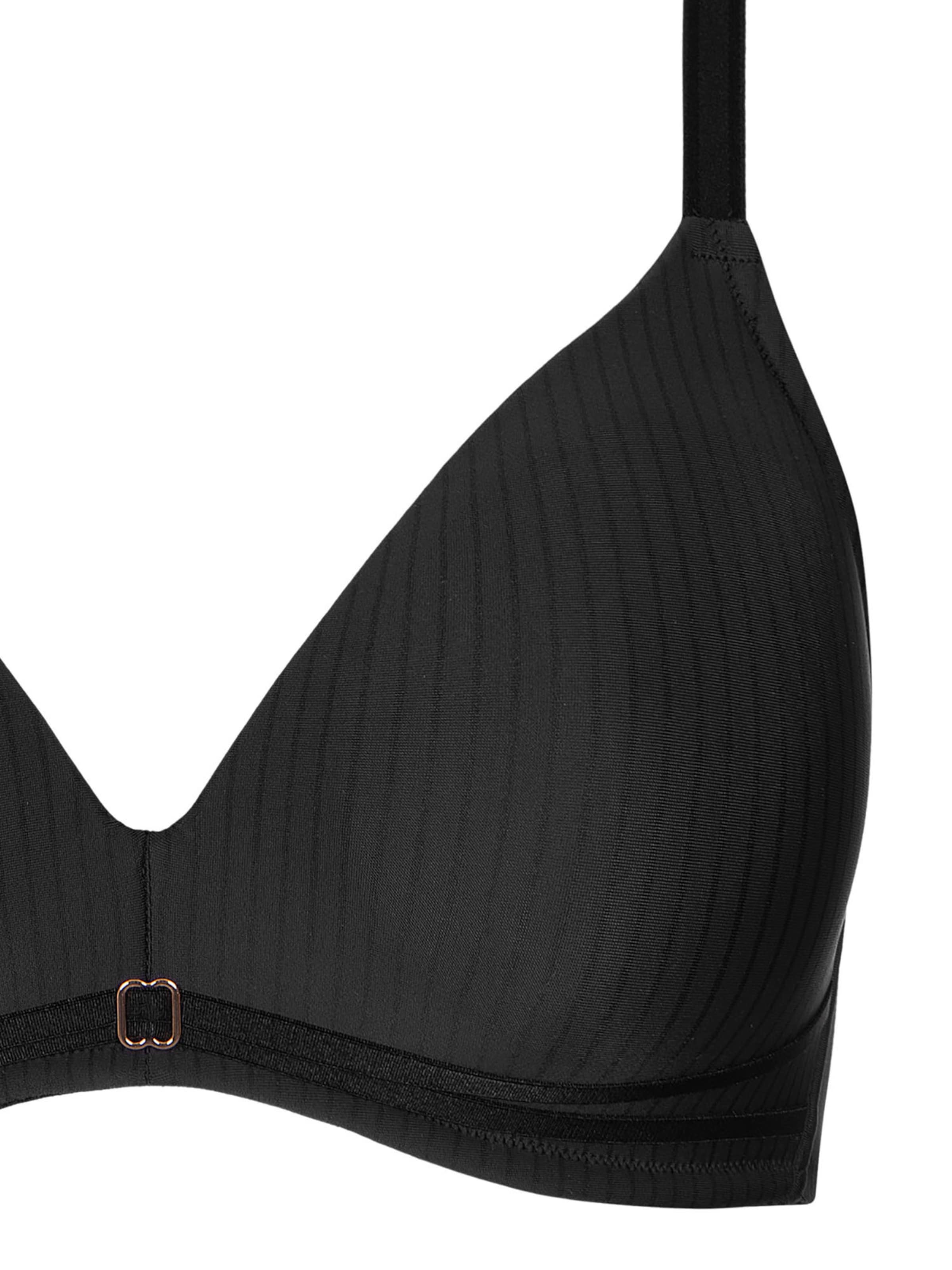 Lisca T-shirt Bra 'Laura' in Black