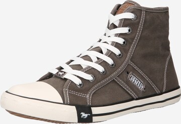 MUSTANG High-Top Sneakers in Grey: front