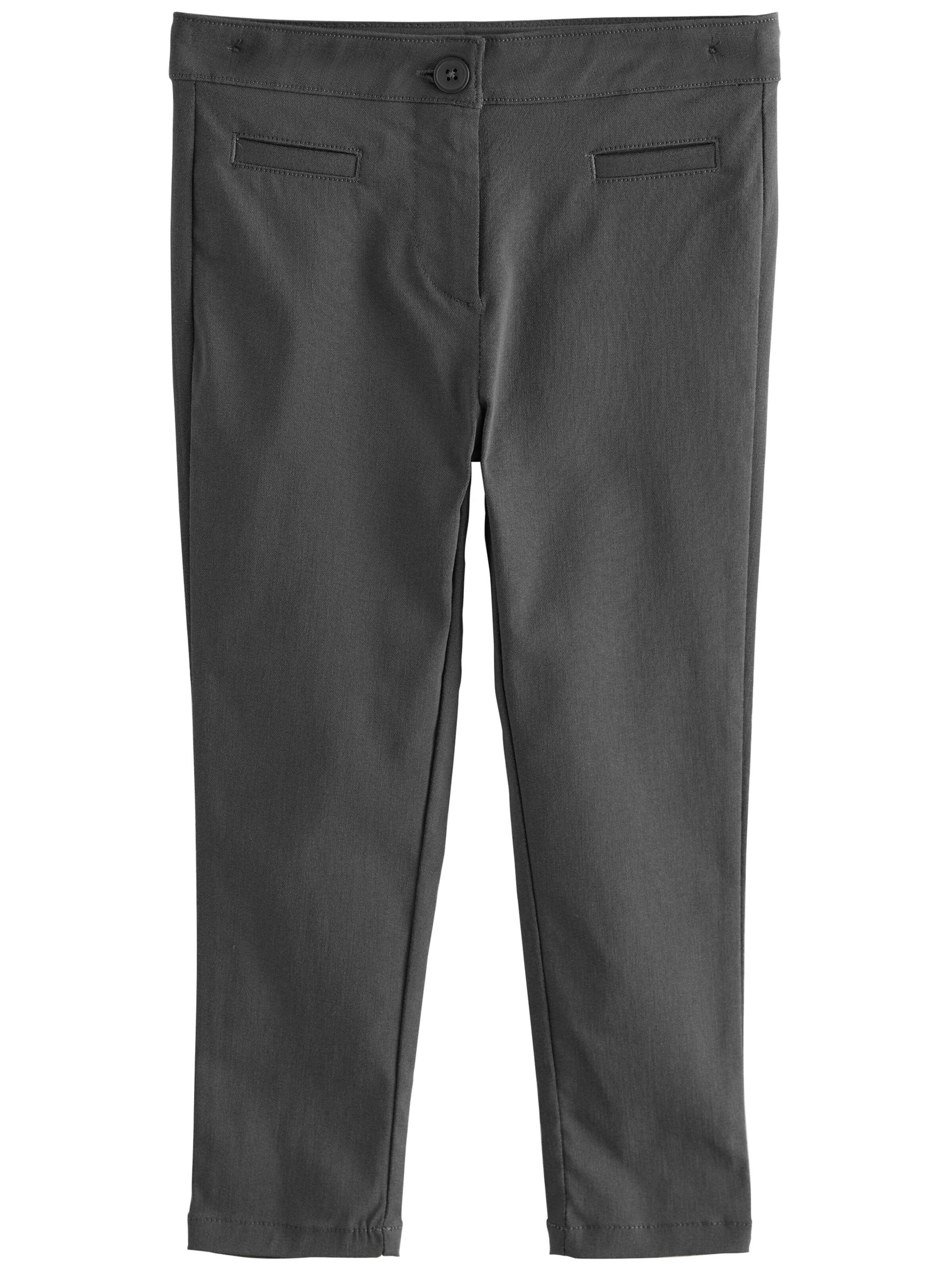 Next Skinny Fit Панталон в сиво: отпред