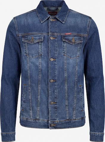 Carrera Jeans Übergangsjacke 'Trucker' in Blau: Vorderseite