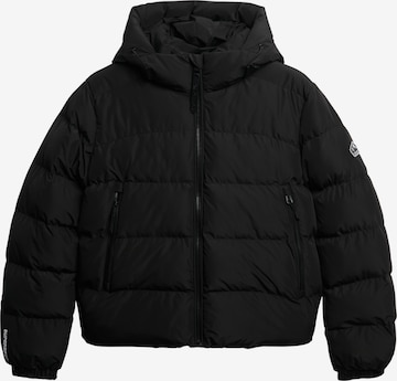 juoda Superdry Demisezoninė striukė: priekis