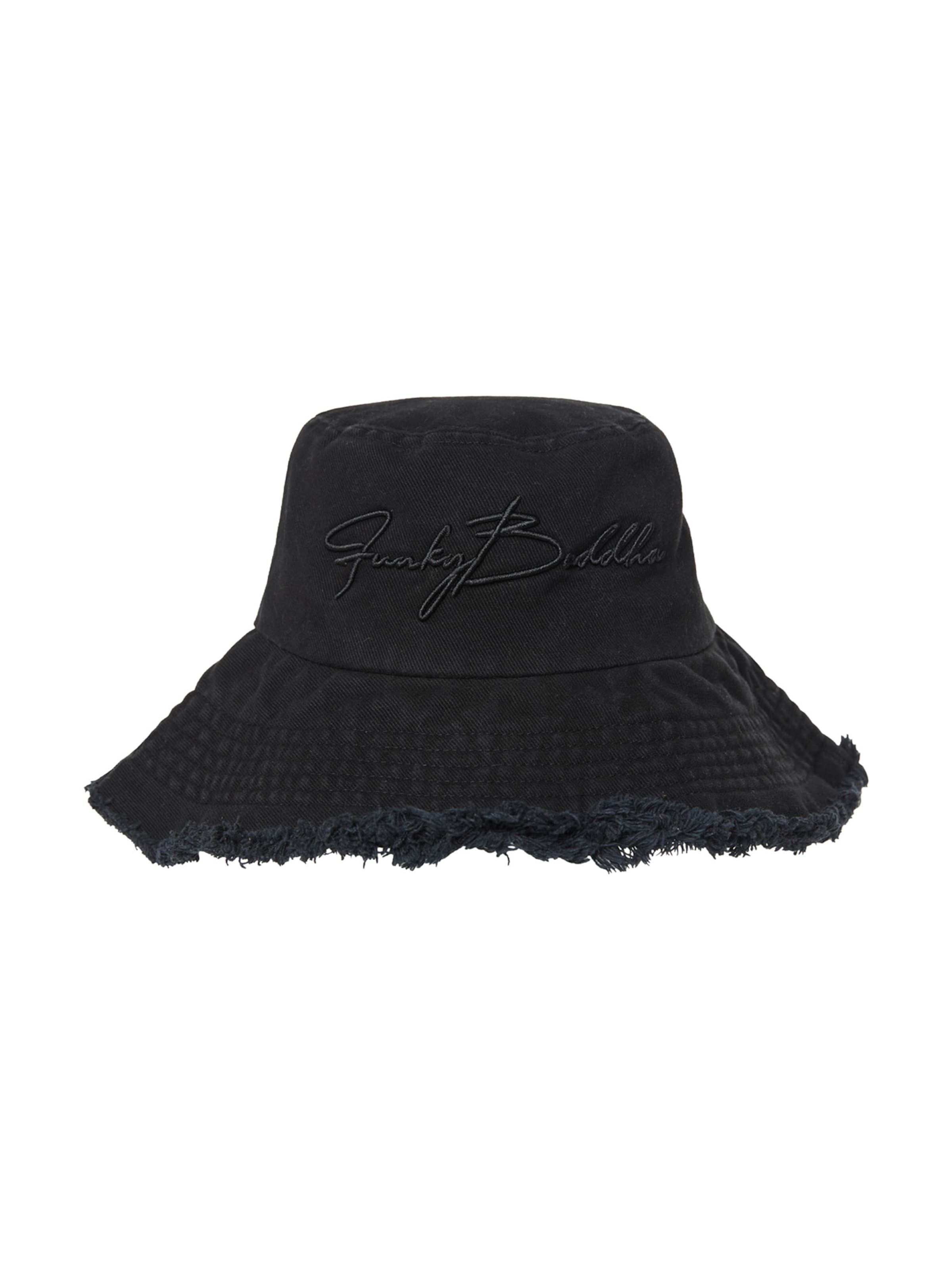 Pălărie de la Funky Buddha pe negru: față