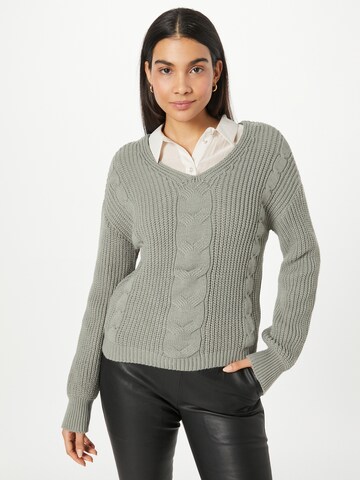 ABOUT YOU Sweater 'Michaela' in Green: front