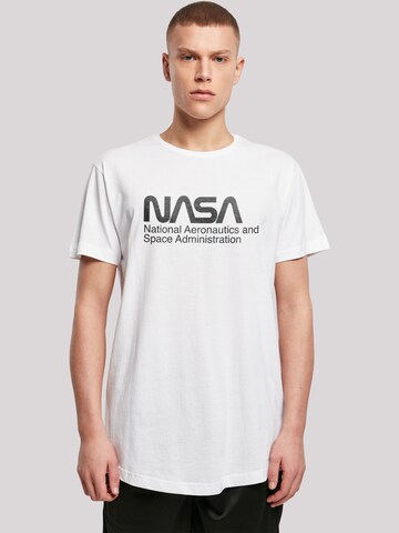 F4NT4STIC Shirt 'Nasa' in Wit: voorkant