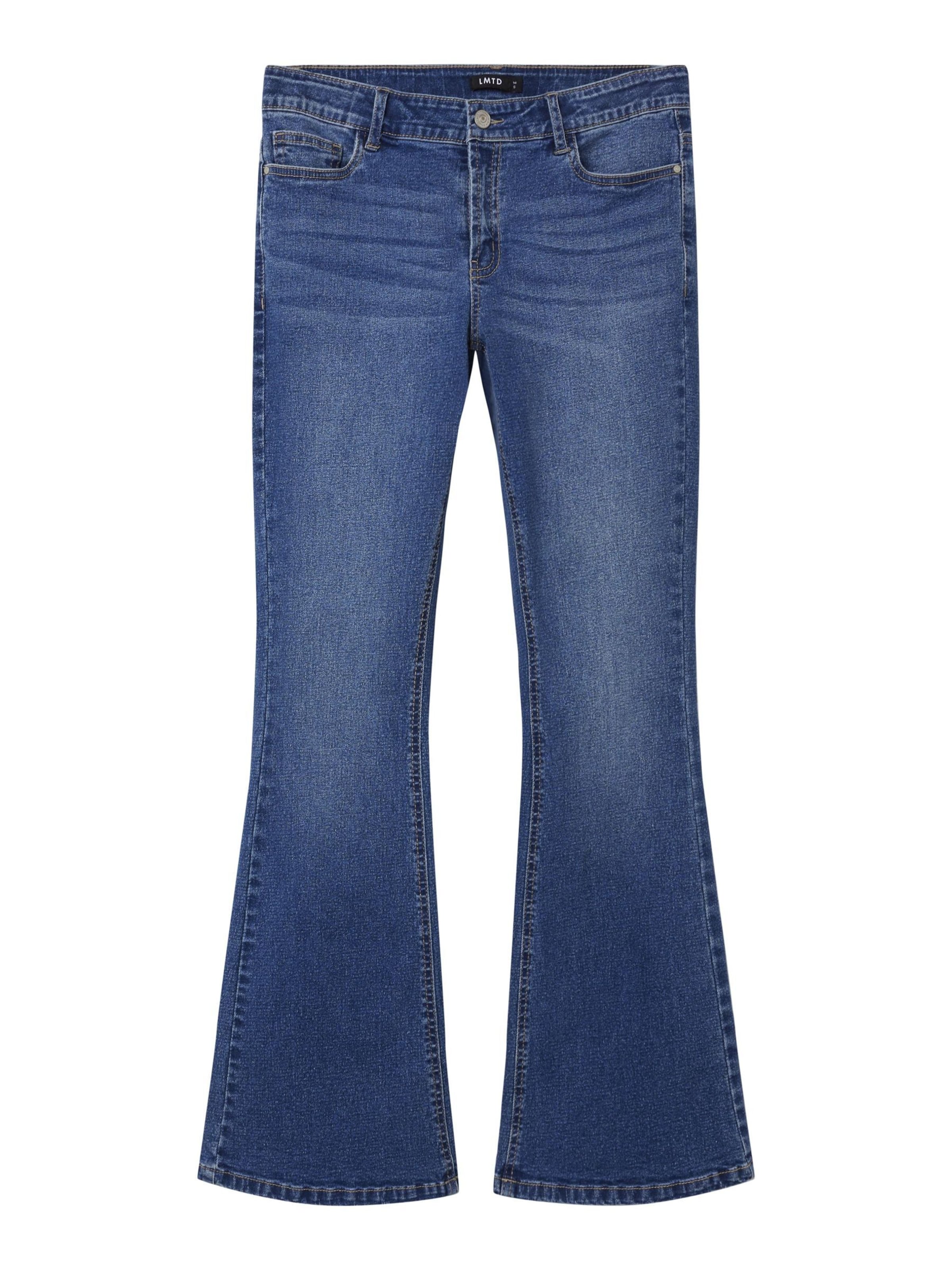 LMTD - Bootcut Vaquero 'ARIANNE' en azul: frente