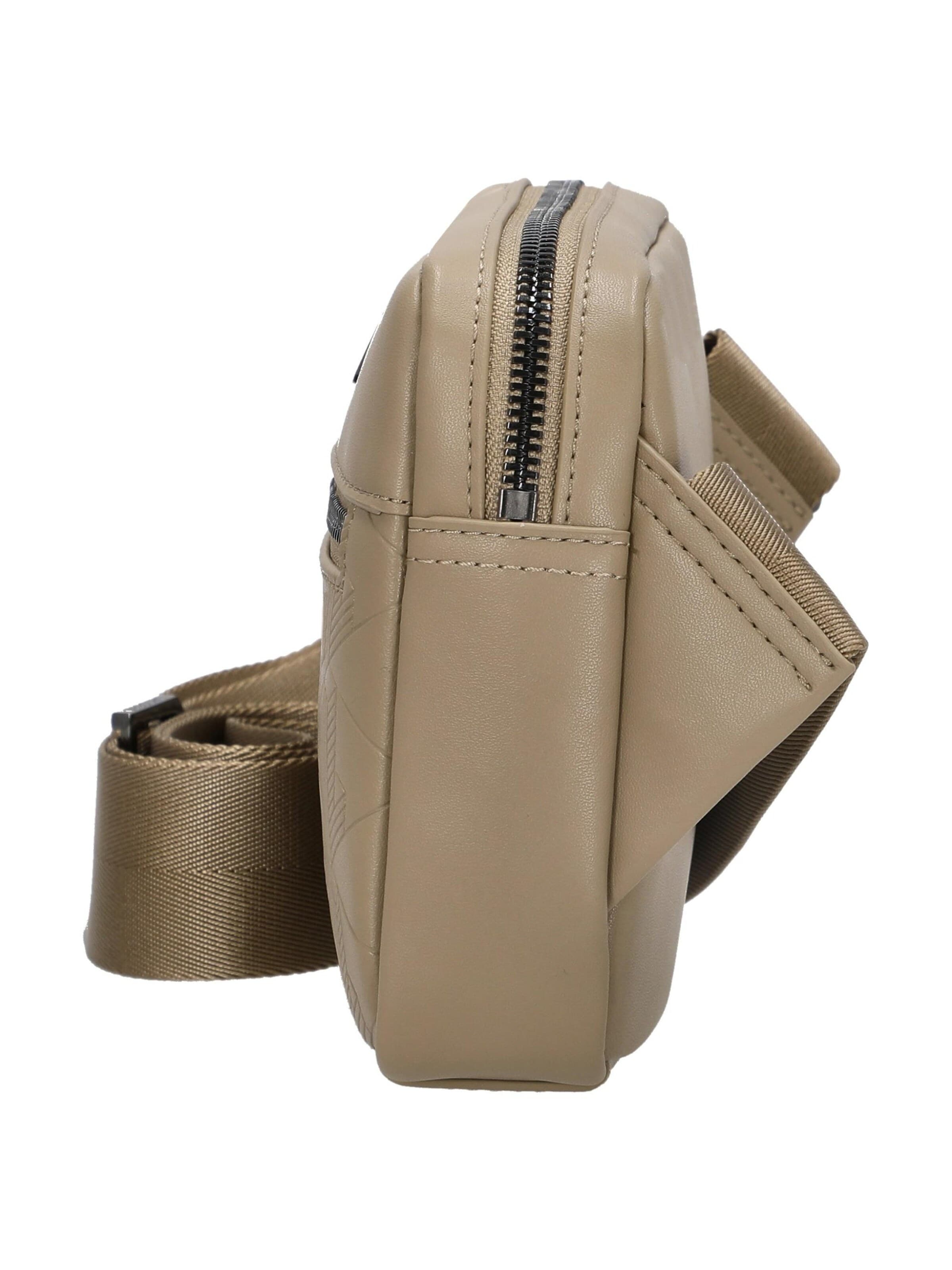 LACOSTE Crossbody Bag 'Nomogramme' in Beige