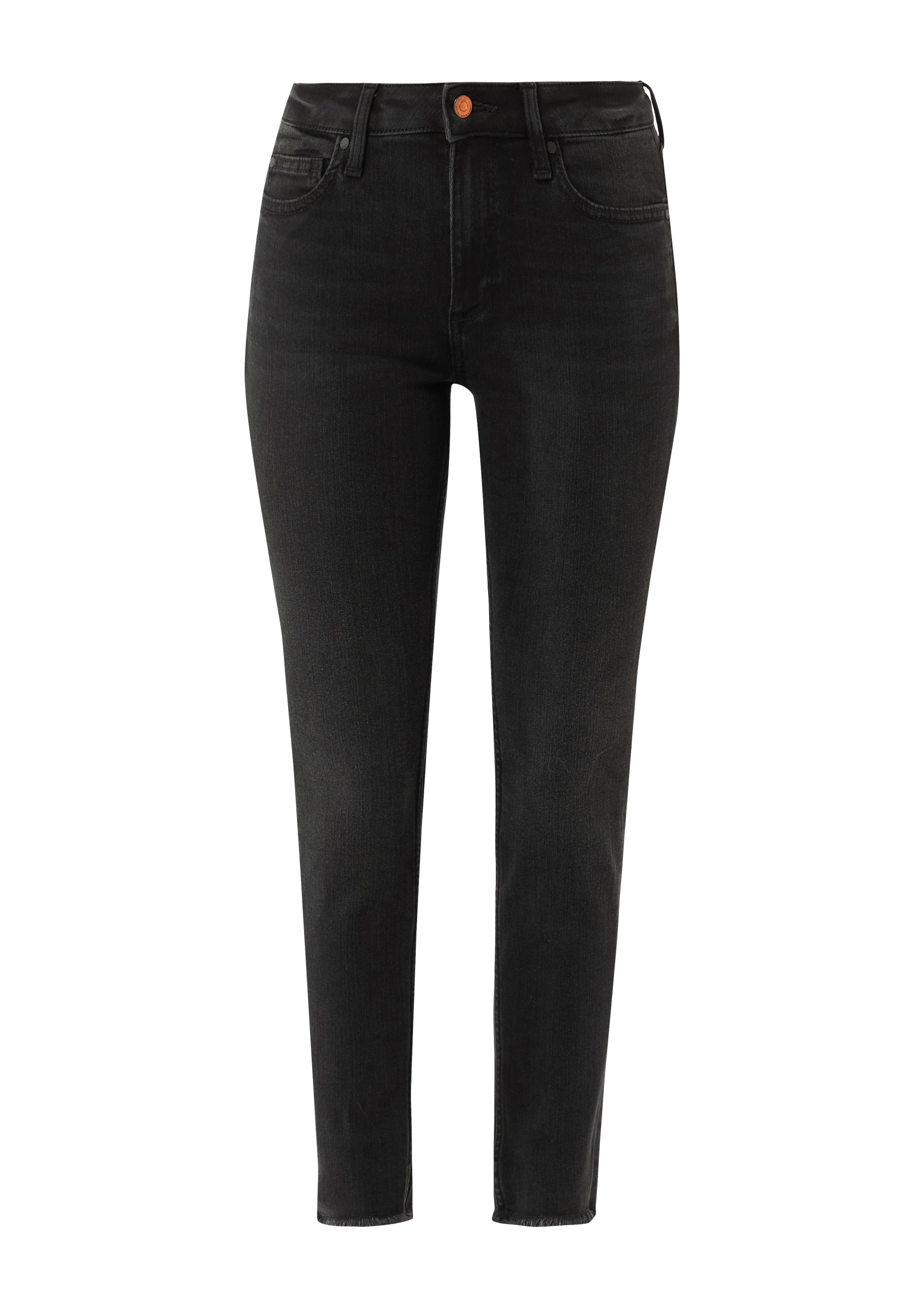 QS Skinny Τζιν 'Sadie' σε μαύρο: μπροστά