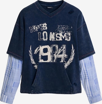 mėlyna Desigual Megztinis be užsegimo: priekis