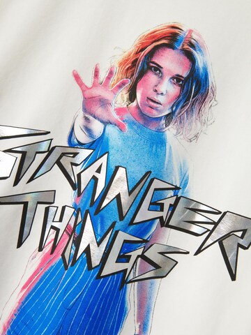 NAME IT Shirts 'Stranger Things' i hvid