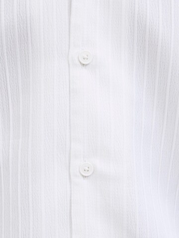 JACK & JONES Comfort fit Button Up Shirt in White