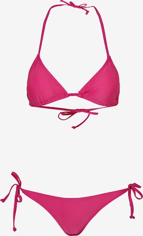 Bikini di Urban Classics in rosa: frontale