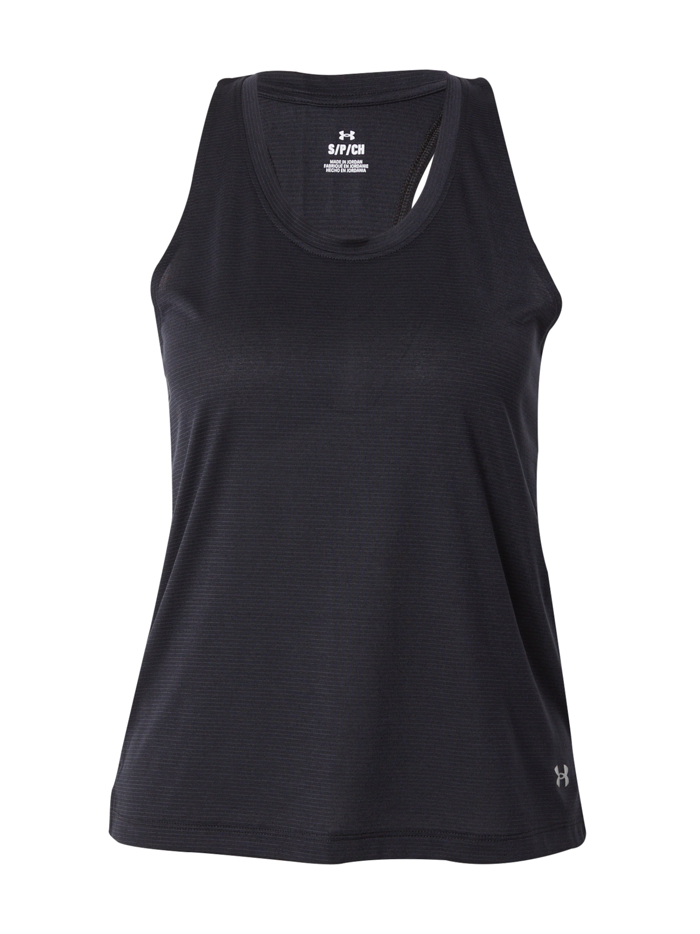 Haut de sport 'Streaker' UNDER ARMOUR en noir : devant