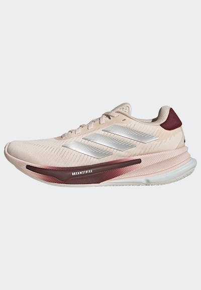ADIDAS PERFORMANCE Laufschuh in beige / silbergrau / burgunder, Produktansicht