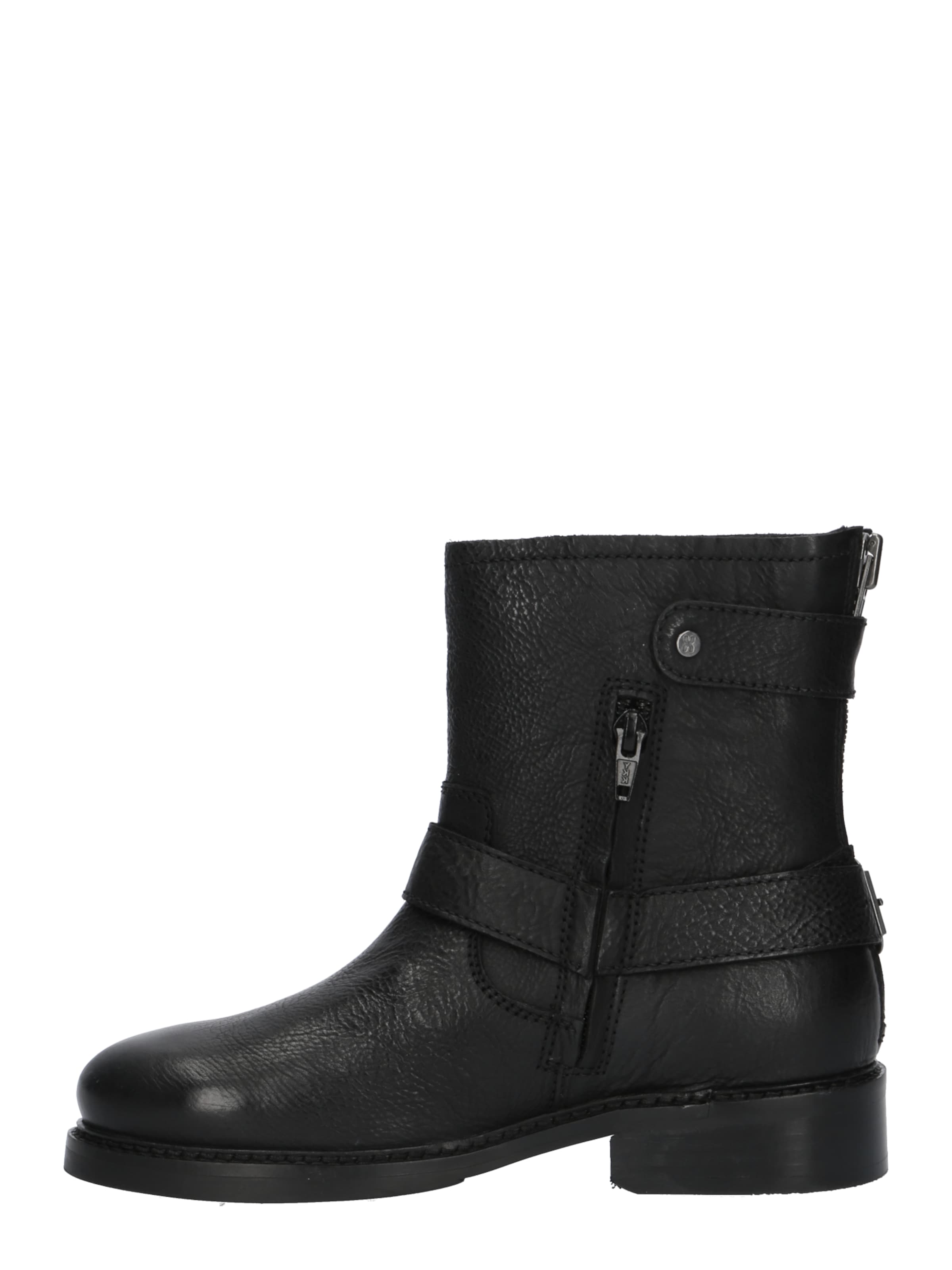 BRONX Botki w kolorze czarny