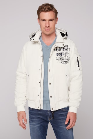 CAMP DAVID Between-Season Jacket in Beige: front