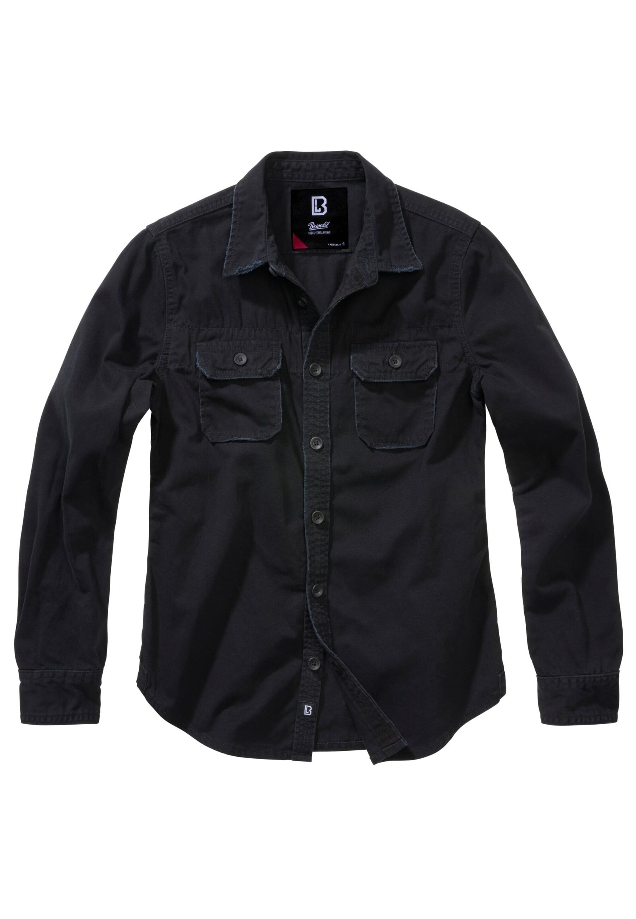 Brandit Pluus, värv must: eest vaates