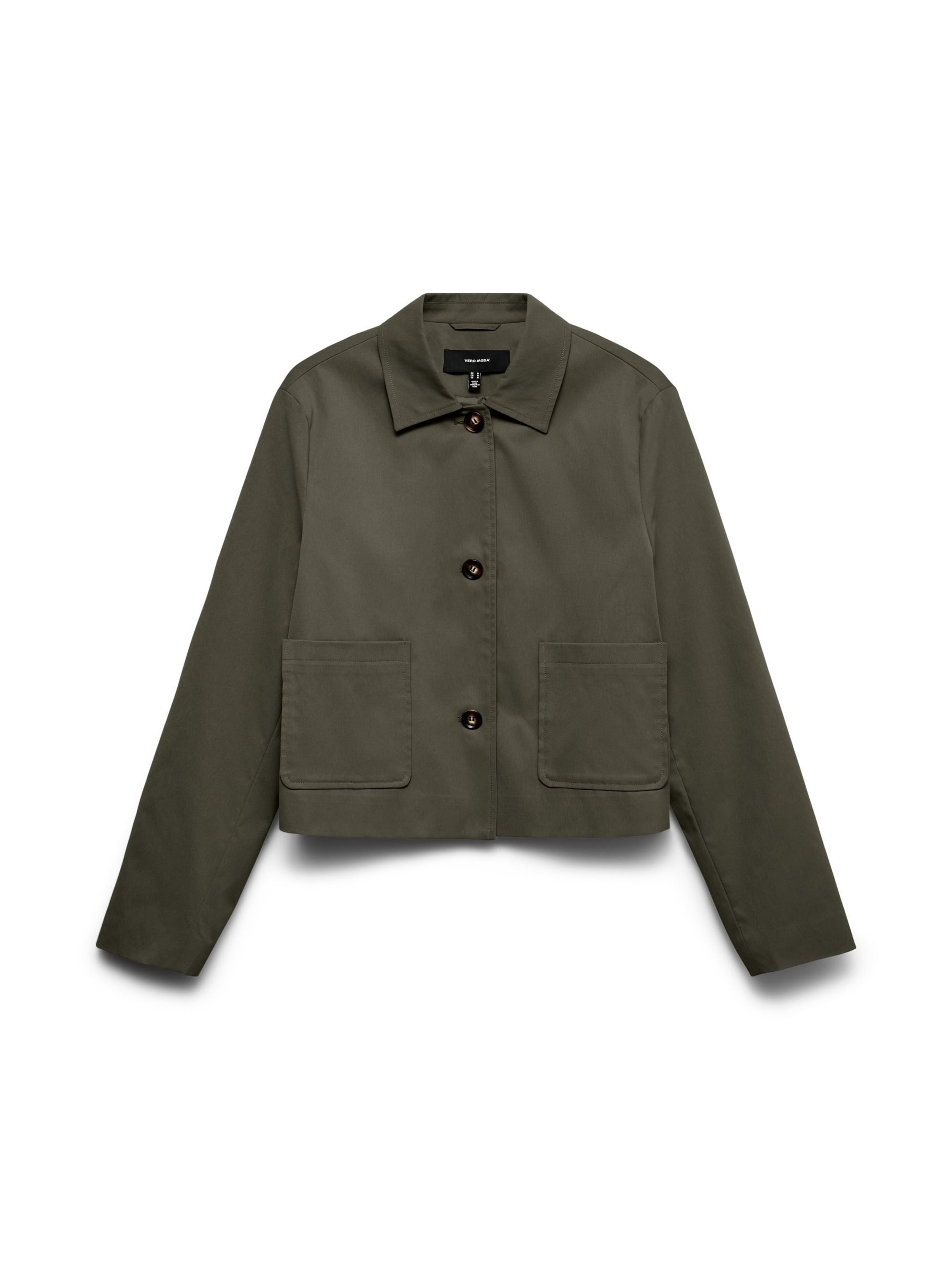 SOMETHINGNEW - Chaqueta de entretiempo en verde: frente