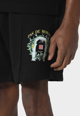 Pas De Monaco Loose fit Pants 'Cascade' in Black