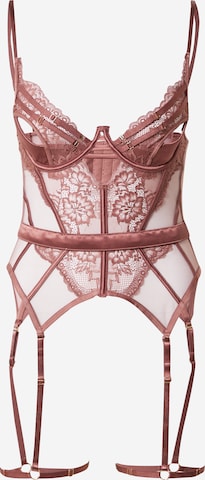 Hunkemöller - Corset 'Roxanne' en rosa: frente