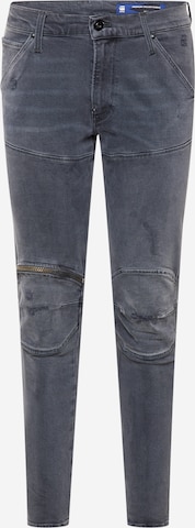 Skinny Jean G-Star RAW en gris : devant