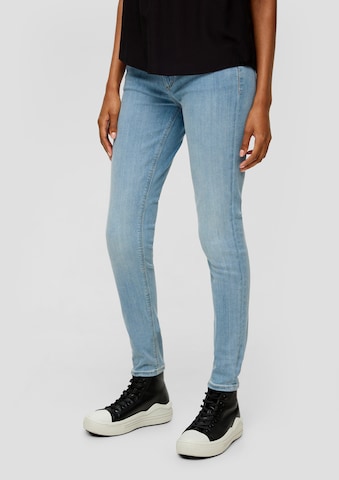 Skinny Jean 'Sadie' QS en bleu : devant