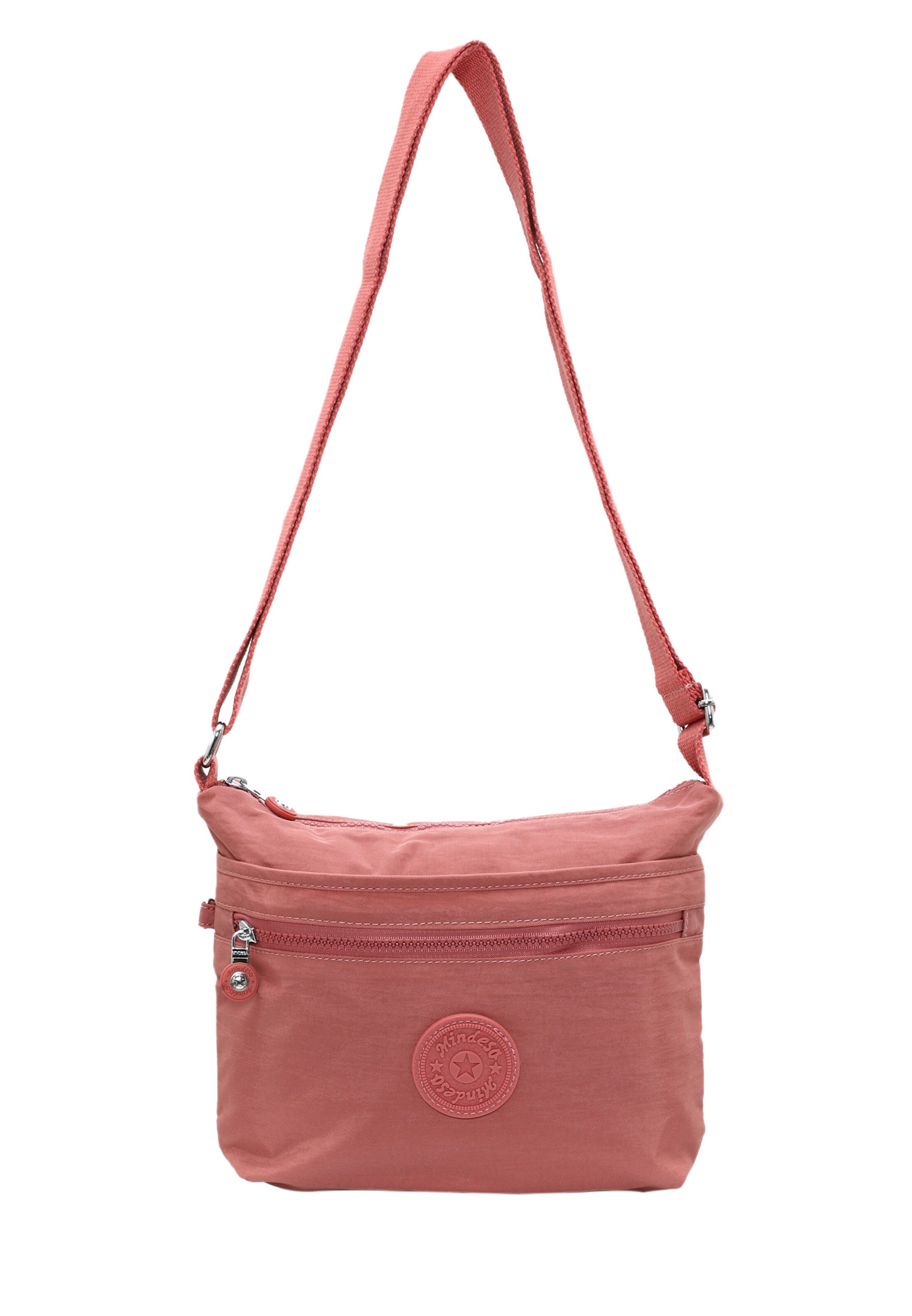 Mindesa - Mala de ombro em vermelho: frente