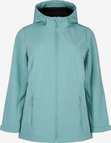 Zizzi Funktionsjacke 'CAAURA' in Blau: predná strana