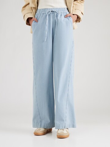 FRNCH PARIS Wide leg Παντελόνι σε μπλε: μπροστά