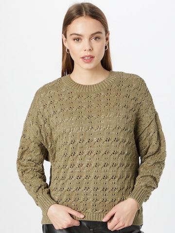 ONLY Pullover 'NEW BELIEVE' in Grün: predná strana