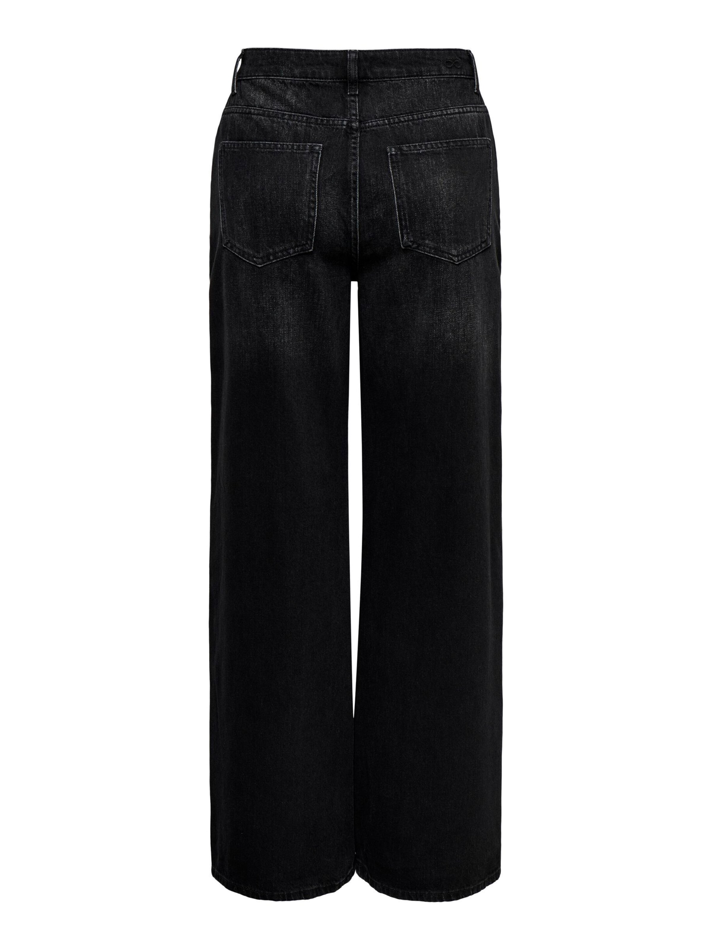 JDY - Pierna ancha Vaquero 'JDYCarina' en negro