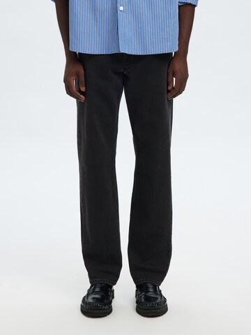 SELECTED Regular Jeans 'SLH190-BEN KORI' in Black: front