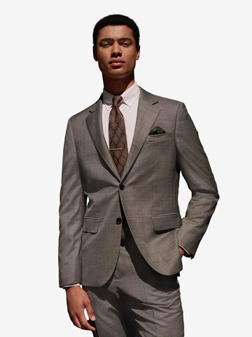 Coupe slim Veste de costume Next en gris : devant