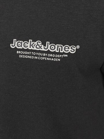 Jack & Jones Junior Zip-Up Hoodie 'Lakewood' in Black