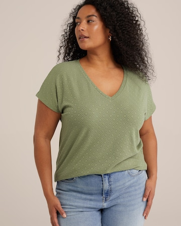 T-shirt WE Fashion en vert